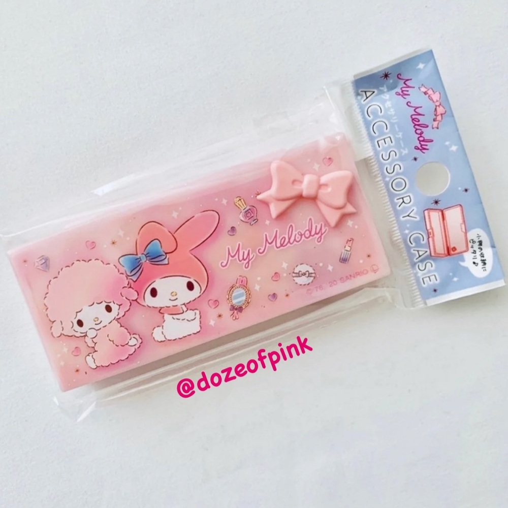 Sanrio My Melody & Sweet piano pink accessory case